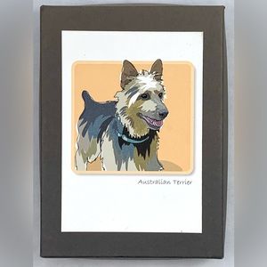 Box of 6 Australian Terrier note cards